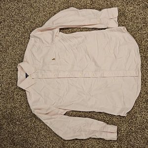 Ralph Lauren Long-sleeve Dress Shirt Pink and White Stripe